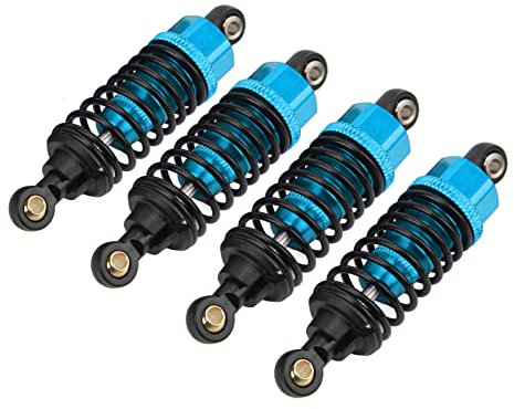 4-teiliges RC-Stoßdämpfer-Set, Öl-RC-Dämpfer-Set, Verstellbares Stoßdämpfer-Dämpfer-Set aus Aluminiumlegierung für TT-01 TT-02 TA05 TL-01 TA03 MF-01X