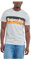 Superdry Unisex Cali Striped Logo T Shirt Hemd, Mehrfarbig (Sea Salt Blue Slub), S