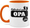 Tasse Tassen 325ml - Großvater - Befördert zum Opa est. 2025-325 ml - Orange - geschenk werden opa-tasse opas kaffeetasse geworden für grossvater opa, bald mug geschenke werdende opi