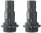 HAF® 2X PVC Druckschlauchtülle mit 32/38mm Schlauchtülle x 1 1/2 Außengewinde - Schlauchtülle aus grauem PVC-U für Poolverrohrungen und vieles mehr...Qualität: Made in Europe. Menge: 2 Stück