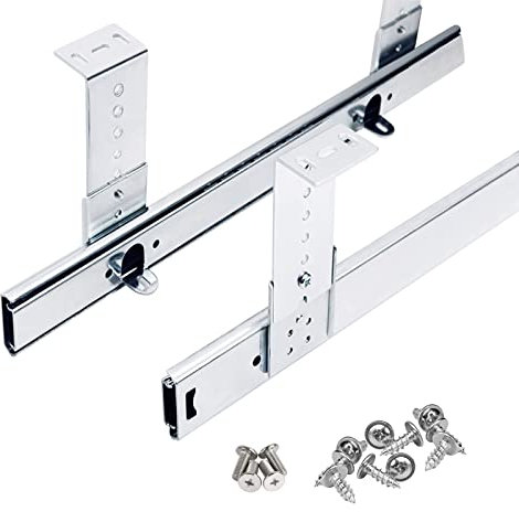 IkErna 2Pcs Kugellager -Tastatur -Objektträger -Tastaturschubladenschubladen -Tablettzubehör, Länge 300 Mm/350 Mm/400 Mm/Silver/30Cm