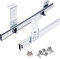 IkErna 2Pcs Kugellager -Tastatur -Objektträger -Tastaturschubladenschubladen -Tablettzubehör, Länge 300 Mm/350 Mm/400 Mm/Silver/30Cm