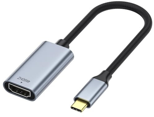 VMOJO USB C to HDMI Adapter 4K@60Hz, Type-C Male to HDMI Female Cable Converter [Thunderbolt 3/4 Compatible], for Samsung Galaxy,Laptop,Chromebook,Surface,Dell XPS,Android TV ect