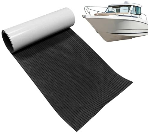 Boat Flooring EVA Sheet | Boat Flooring Sheet Self-Adhesive EVA Mat,Marine Carpet Trimmable for Water Sports Safety and Fun for Yachts, Motorboats, Kayak