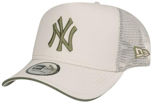 New Era A-Frame Trucker Cap - New York Yankees beige Oliv