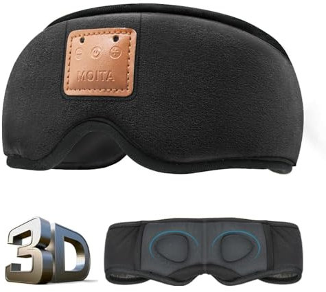 LABOREDUCER Schlafkopfhörer Bluetooth Stirnband Schlaf Kopfhörer Bluetooth Kopfhörer zum Schlafen,Sportskopfhörer Musik Schlaf Kopfhörer Stirnband für Sport Training,Joggen,Yoga,Reisen,Gaming