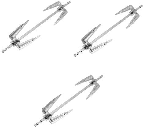 TINEASUR 3pezzi Forchettone Da Bbq Acciaio Inossidabile Per Friggitrice Ad Aria e Grill Facile Da Pulire e Resistente Alla Utile Per Pollo Arrosto e Cottura Uniforme