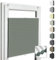 Home-Vision® Premium Doppelplissee Wabenplissee ohne Bohren mit Klemmfix (Weiß-Dunkelgrün, B70cm x H200cm) Modern Klemmfix Blickdicht Plissee Sonnenschutz Hitzeschutz Jalousie für Fenster Thermo