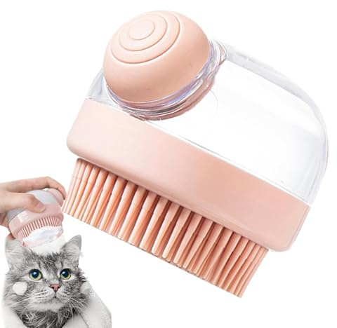 Badebürste für Hunde, Badebürste für Katzen, Hundewaschbürste für Shampoo - Badeschrubber für Hunde, Badebürste für Haustiere, Massagehaarbürste