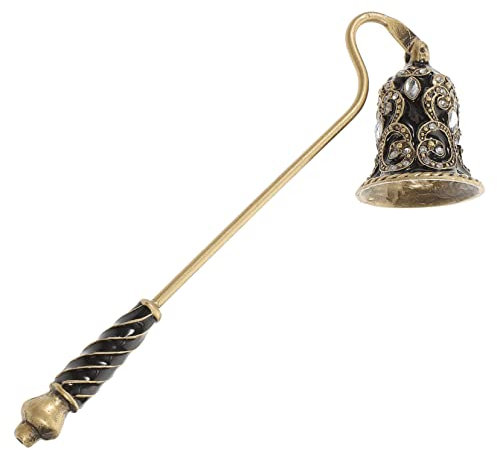 HOLIDYOYO Flower Design Kerzenlöscher Rhinestones Tragbarer Kerzenlöscher Für Hochzeiten Feste Für Kerzenliebhaber Elegant Und Langlebig