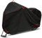 Topcrown Bike Cover Waterproof Outdoor Storage for 1 Bike, Bicycle Cover Rain Sun UV Dust Wind Proof with Storage Bag for Mountain Road Bike/Ebike (420D Black+Red, XL Size for 1 bike)