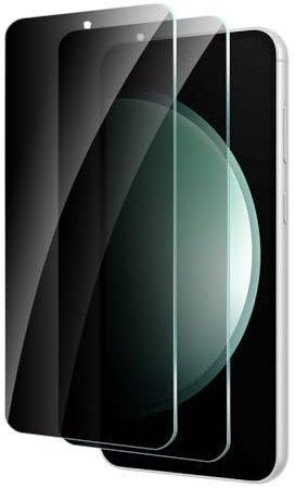 CYYAGE 2 Pièces Protection Écran Verre Trempé pour Samsung Galaxy S23 FE Anti-Espion Vitre Protection Film Dureté 9H Glass, Sans Bulles, Anti Rayures