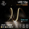 FactorLED Tira LED 24V 10M 120W (12W/m), FREE CUT, Alto Brillo 14400lm, 280 LED/m, IP20, Monocolor, Luz cálida, Luces para cocina, salón, dormitorio o techo (2700K)