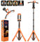 Saker Portable Camping Light with Bracket 73.2-Inch 800/3200 Lumen 4000/6500K Dimmable Rechargeable LED Work Light for Outdoor Camp ,Garage, Power Outages, Fishing LD10 (Orange)