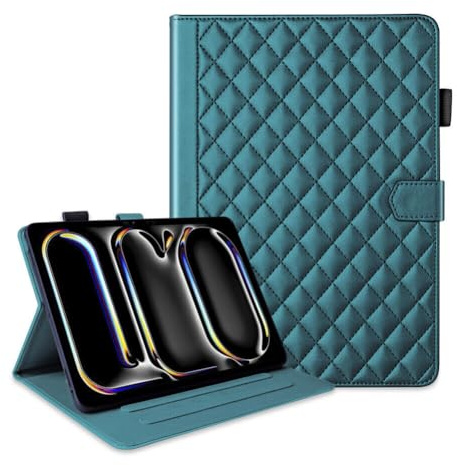 Custodia a portafoglio in pelle per iPad 8a generazione 2020 (colore: verde scuro)