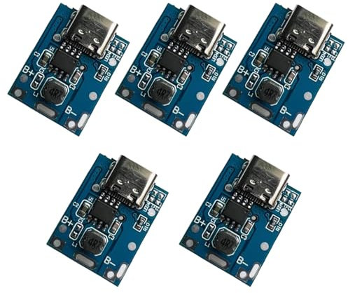 ZEPFJHE Batterie Litio Batteria Ricarica con Funzione 5 V E Protezioni Integrate Sono Dotate Output 5v1a per Batteria Mp3