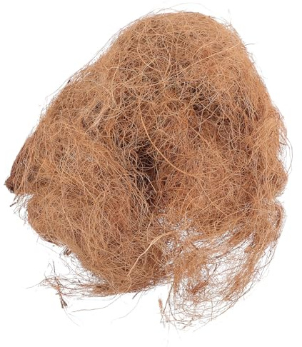 VICASKY Kokosfasererde für Pflanzen Kokosfasereinsatz Blumenerde 100g Garten Gemüse Zimmerpflanzen Feuchtigkeitsspeicher Bio Bodengrund für Topfpflanzen