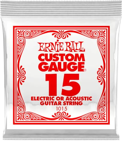 Ernie Ball Plain Steel Singles (.008-.024).015