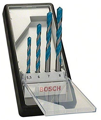 Bosch 5.5/6/7/8 mm Multi-Construction Drill Bits (4-Piece)