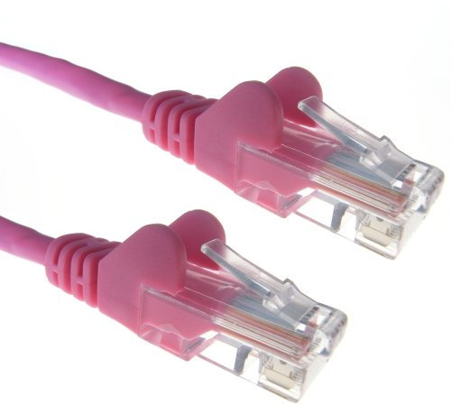 Connekt Gear Câble réseau RJ45 Cat5e UTP toronné sans accroc Rose 20 m