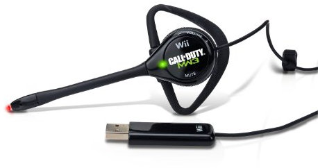 Oreillette filaire 'Call of Duty Modern Warfare 3' pour Wii - Headbanger