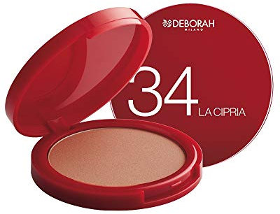 Deborah La Cipria N.34 Amber ad azione opacizzante, Texture leggera con un finish naturale, per una pelle omogenea e levigata