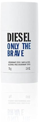 Diesel Only The Brave, Transparenter Deo Stick für Männer, Festes und langanhaltendes Deodorant mit hohem Schutz | 75g