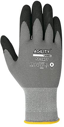 Juba - Guante poliester algodón recubrimiento nitrilo foam talla 9