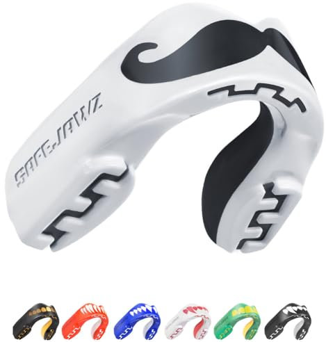 SAFEJAWZ Sport Zahnschutz Erwachsene und Kinder Sport Mundschutz Für alle Vollkontakt-Sportarten einschließlich Rugby, MMA, Kampfsport, Kickboxen, Judo, Hockey & Boxe