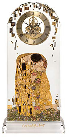 Goebel - Artis Orbis Der Kuss - Tischuhr 15.00 x 6.00 x 32.00 cm, Bunt