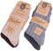 BRUBAKER 4 Paar Alpaka Socken Multipack mit Alpakawolle 47-50