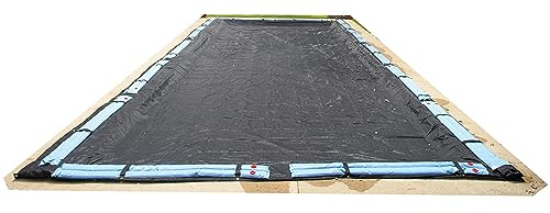 Blue Wave 16-ft x 36-ft Rectangular Rugged Mesh In Ground Pool Winter Cover