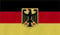 normani XXL Flagge Fahne genäht 150 x 250 cm Deutschland Brasilien USA Italien Spanien Portugal usw. Farbe Deutschland mit Adler