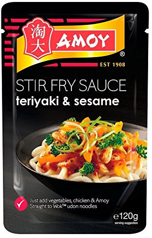 Amoy Gerade zu Wok Teriyaki & Semi-Sesam mischen Salsa Fry (120g)