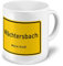digital print XXL Jumbo-Städtetasse Wächtersbach - XXL Jumbotasse mit Design Ortsschild - Städte-Tasse, Städte-Krug, Becher, Mug