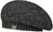 LIERYS Baskenmütze Jesila Damen - Strickmütze mit Schurwolle - Made in Germany - One Size 54-59 cm - Französische Damenbaske - Wollmütze Herbst/Winter - Mütze anthrazit One Size