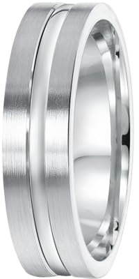 Lucardi - Herren Plattierter Ring - Schmuck - Geschenk Silber