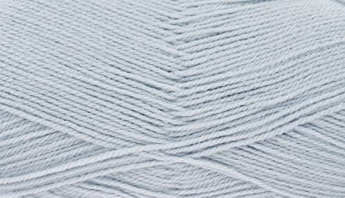 King Cole Big Value Baby 4 Ply 100g Acrylic Knitting Yarn (3171 Silver)