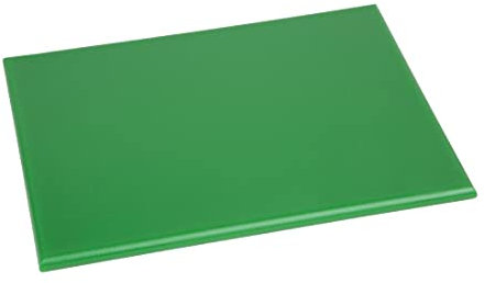 Hygiplas High Density Green Chopping Board Small 305x229x12mm - Colour Coded, Dishwasher Safe Cutting Board HC865