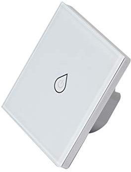 Commutateur de panneau de verre intelligent WiFi pour chauffe-eau Smart Life Tuya APP Télécommande Amazon Alexa Echo Google Home Commande vocale