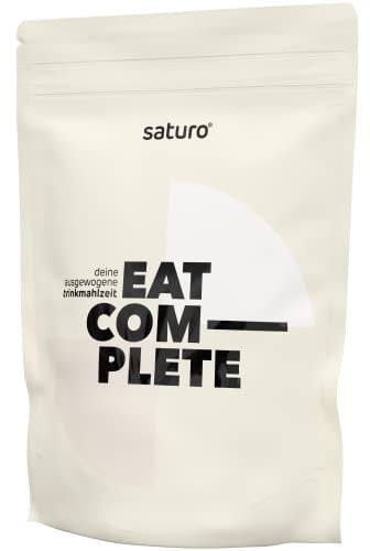 Saturo Trinkmahlzeit - Vegane Trinknahrung als Mahlzeitersatz - Banane | Astronautennahrung mit reichlich Protein & 5600 kcal | Pulver mit wertvollen Nährstoffen | Gaming Booster Astronautenkost