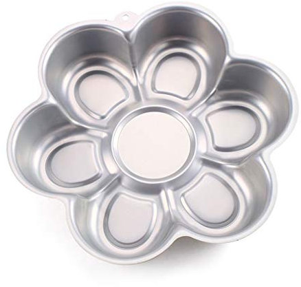 Ulalaza Aluminium Kuchenform 3D Blume Form Backform DIY Geburtstag Kuchenform Küche Liefert
