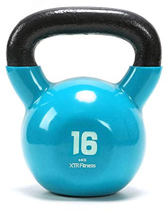 Kettlebells HUAHUA Farbe Eisen, 13 Verschiedene Gewichte (2kg-28kg), Einteiliger Molding, Verschleißfest, Tropfen Fest, Haushalt des Krafttraining (Size : 16kg)
