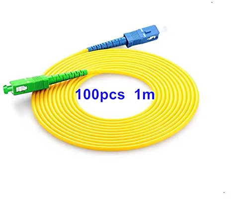 XLBH Optisches Faserzubehör 1. 0PCS. /Tasche SC/APC singlemod eLSZH LWL-Patchkabel für CATV. Netzwerk FTTH LWL-Jumper Kommunikationsausrüstung (Color : Purple)