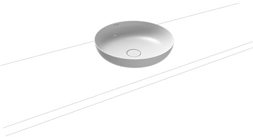 Kaldewei Waschtisch-Schale rund Miena 3180 (ohne Überlauf) inkl. Perl-Effekt Ø 45 cm alpinweiß