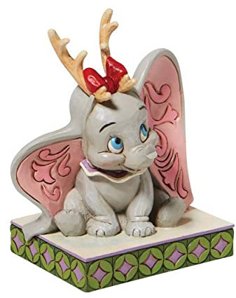 Disney Traditions Figur Flying Dumbo As A Reindeer, 10 cm