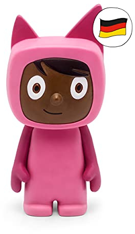 tonies Hörfiguren für Toniebox, Kreativ Pink (Dunkelbraun) zum Selbstbespielen, 90 Minuten Speicher für eigene Aufnahmen, Musik oder Gute-Nacht-Geschichten, geeignet für Kinder ab 3 Jahren
