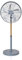 Swan SFA16910GRYN Nordic 16-Inch Pedestal Fan with 4 Power Levels, Oscillation Function and Adjustable Height, Grey with Wood Effect Accents