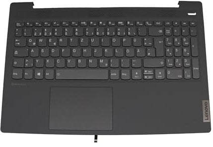 Lenovo 5CB0X56152 Original Tastatur inkl. Topcase DE (deutsch) schwarz/grau mit Backlight Fingerprint für IdeaPad 5-15ALC05, 5-15ARE05, 5-15IIL05, 5-15ITL05