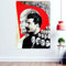 Gustav Poster unter dem Banner von Lenin sowjetische russische Propaganda, CCCP UdSSR Patriotismus, Wandkunst, zum Aufhängen, 96 x 144 cm